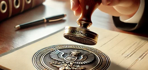 Antspaudo svarba versle ir mokesčių administravime