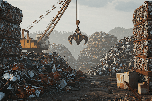 Metalo laužas: nuo rūdžių krūvos iki vertingo resurso