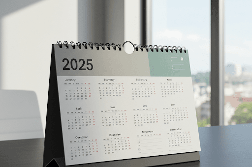 2025 metų kalendorius: daugiau nei tik datos