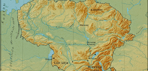 Topografinė nuotrauka: žemės paviršiaus atspindys iš aukštai