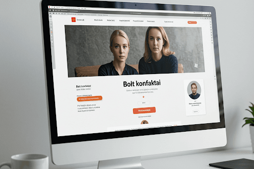 Bolt maisto kurjerių kontaktai ir komunikacija: viskas, ką reikia žinoti