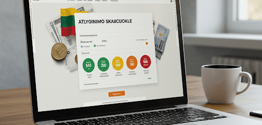 Atlyginimo skaičiuoklė: viskas, ką reikia žinoti