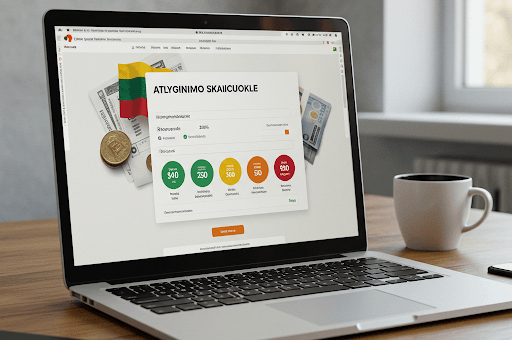 Atlyginimo skaičiuoklė: viskas, ką reikia žinoti
