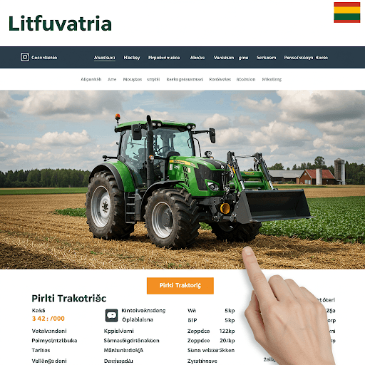 Traktorių pardavimas Lietuvoje: ką reikia žinoti pirkėjui ir pardavėjui