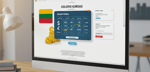 Dolerio kursas: daugiau nei tik skaičiai valiutų rinkoje