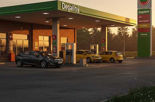 Degalinės Lietuvoje: daugiau nei tik vieta užsipilti kuro