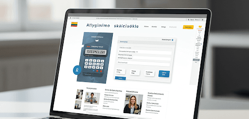 Atlyginimo skaičiuoklė: viskas, ką reikia žinoti 2024 metais