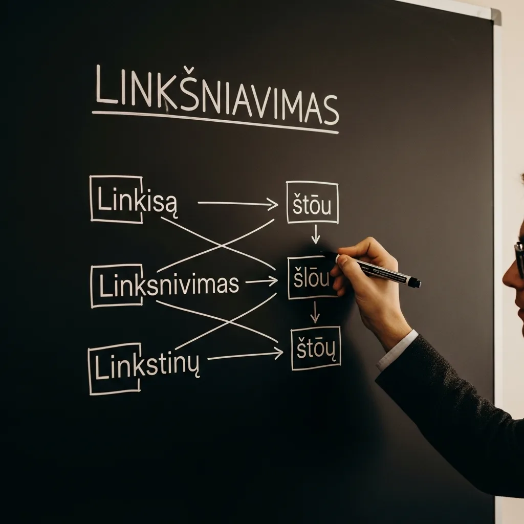 Linksniavimas lietuvių kalboje: išsamus gidas į žodžių kaitos meną Linksniavimas lietuvių kalboje: išsamus gidas į žodžių kaitos meną