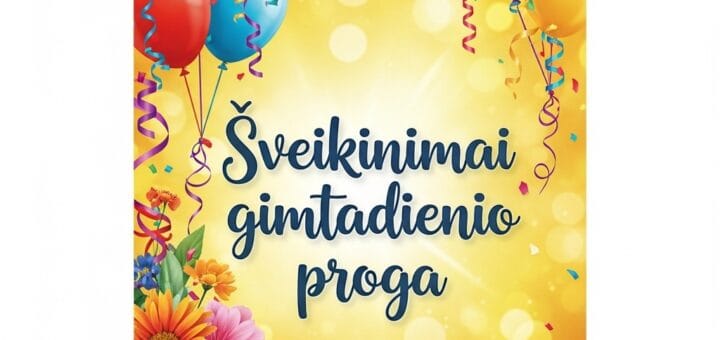 Sveikinimai Gimtadienio Proga: Daugiau Nei Tik Žodžiai – Nuoširdumo ir Kūrybiškumo Gidas