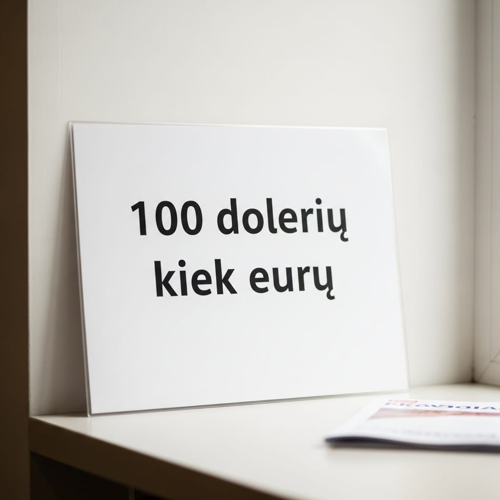 100 dolerių kiek eurų: Išsamus gidas, kaip neprarasti pinigų keičiant valiutą 100 dolerių kiek eurų: Išsamus gidas, kaip neprarasti pinigų keičiant valiutą