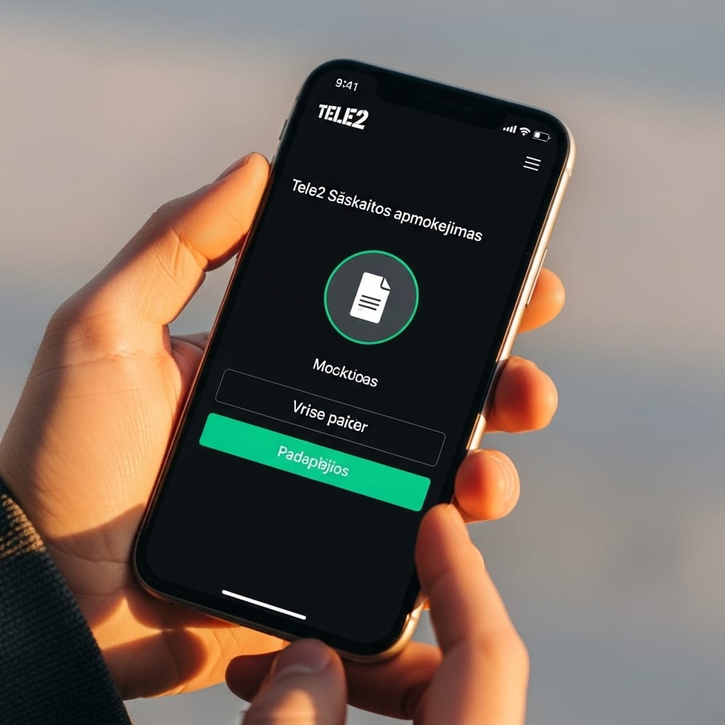 Tele2 Sąskaitos Apmokėjimas: Išsamus Gidas 2025 – Viskas, Ką Būtina Žinoti Tele2 Sąskaitos Apmokėjimas: Išsamus Gidas 2025 – Viskas, Ką Būtina Žinoti