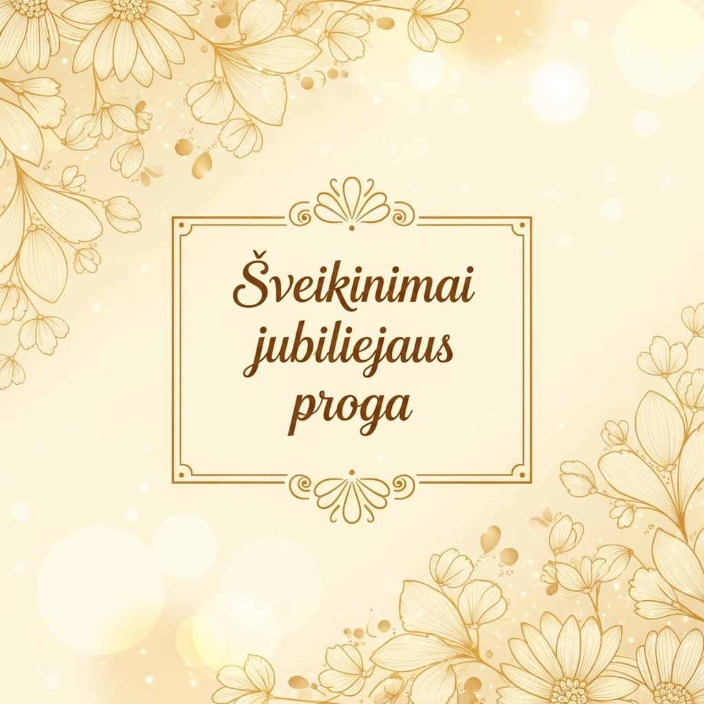 Jubiliejaus Sveikinimai: Nuo Širdies į Širdį – Išsamus Gidas, Kaip Sukurti Nepamirštamą Sveikinimą Jubiliejaus Sveikinimai: Nuo Širdies į Širdį – Išsamus Gidas, Kaip Sukurti Nepamirštamą Sveikinimą
