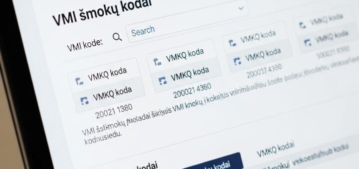VMI Įmokų Kodai: Išsamus Gidas Kiekvienam Mokesčių Mokėtojui