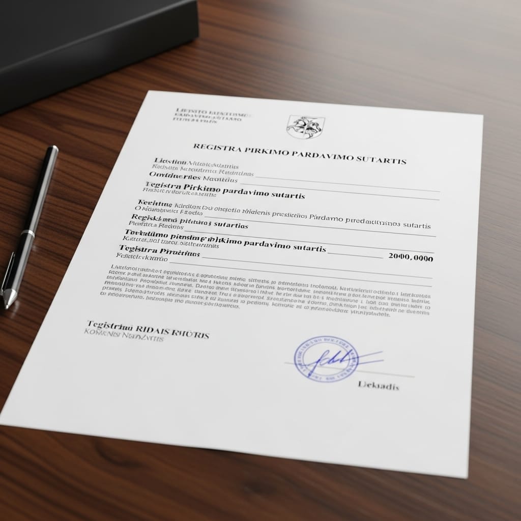 Regitra Pirkimo-Pardavimo Sutartis: Viskas, Ką Reikia Žinoti Sėkmingam Sandoriui Regitra Pirkimo-Pardavimo Sutartis: Viskas, Ką Reikia Žinoti Sėkmingam Sandoriui