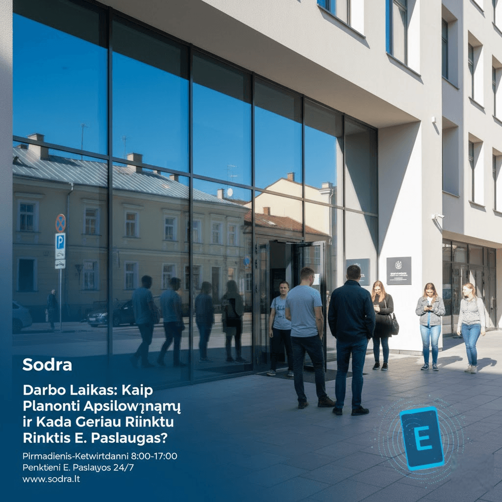 „Sodra“ Darbo Laikas: Kaip Planuoti Apsilankymą ir Kada Geriau Rinktis E. Paslaugas? „Sodra“ Darbo Laikas: Kaip Planuoti Apsilankymą ir Kada Geriau Rinktis E. Paslaugas?