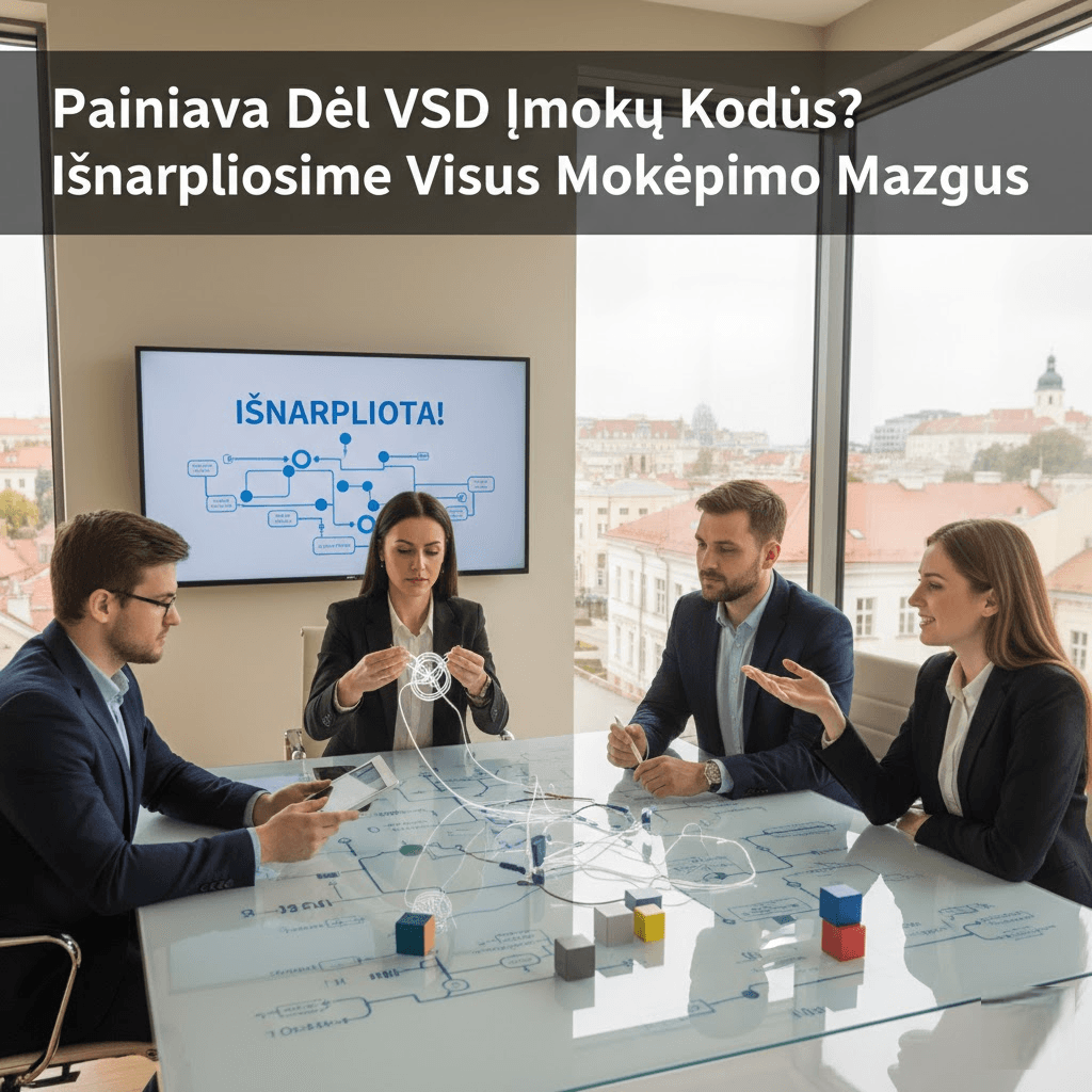 Painiava Dėl VSD Įmokų Kodų? Išnarpliosime Visus Mokėjimo Mazgus