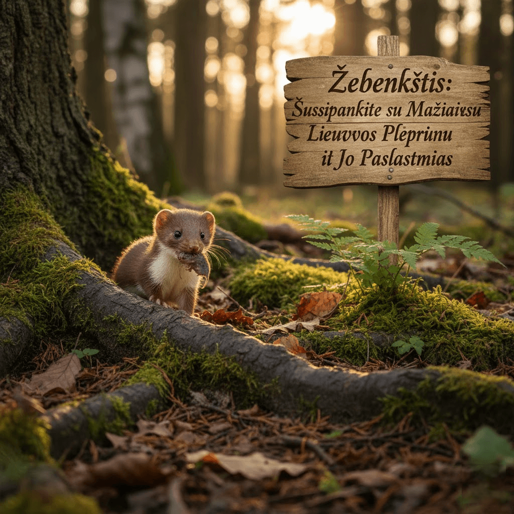 Žebenkštis: Susipažinkite su Mažiausiu Lietuvos Plėšrūnu ir Jo Paslaptimis