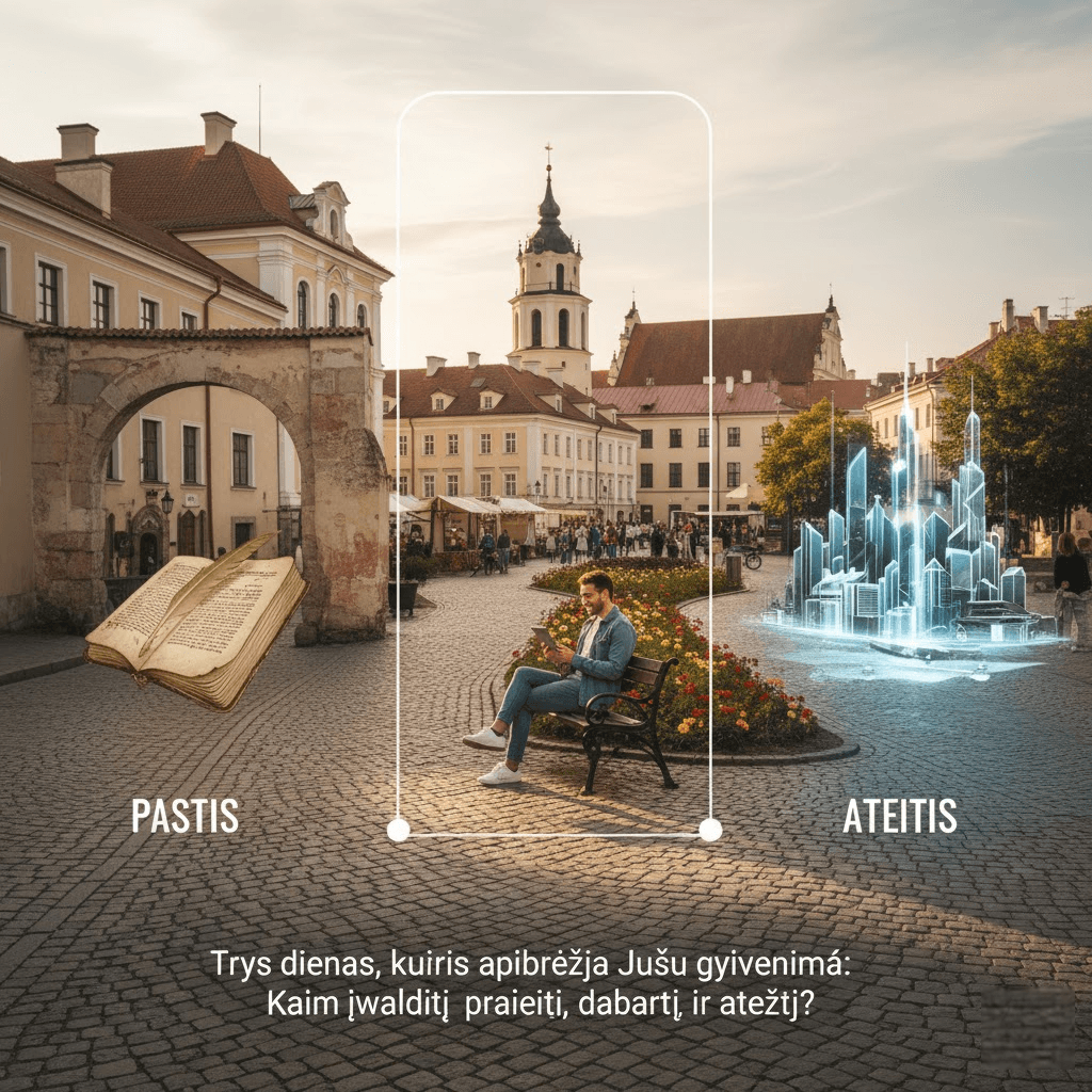 Trys dienos, kurios apibrėžia Jūsų gyvenimą: Kaip įvaldyti praeitį, dabartį ir ateitį? Trys dienos, kurios apibrėžia Jūsų gyvenimą: Kaip įvaldyti praeitį, dabartį ir ateitį?