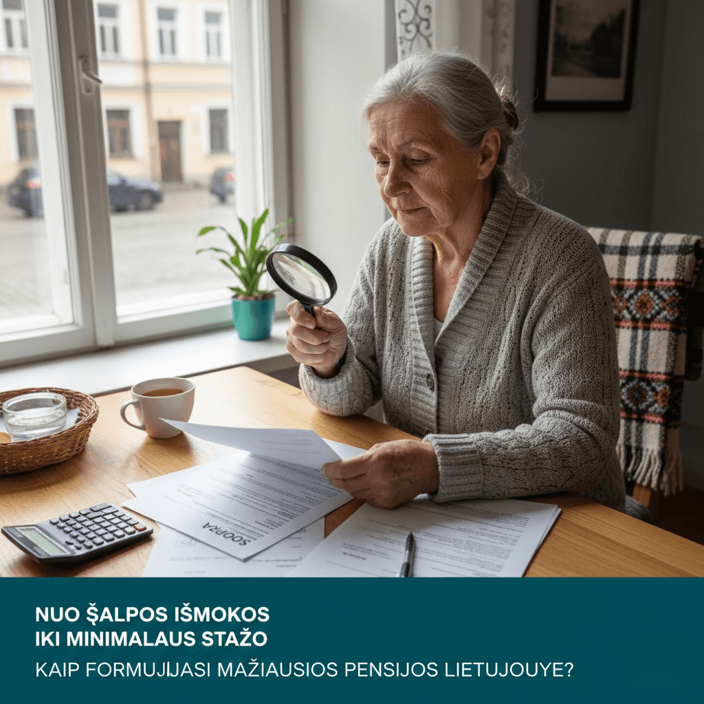 Nuo Šalpos Išmokos Iki Minimalaus Stažo: Kaip Formuojasi Mažiausios Pensijos Lietuvoje?