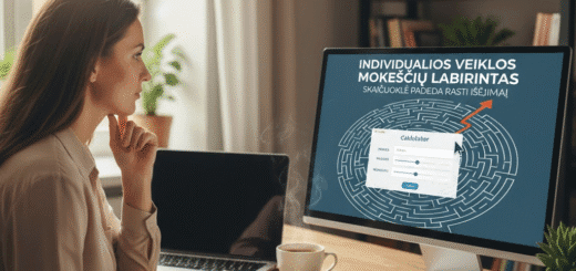 Individualios Veiklos Mokesčių Labirintas: Kaip Skaičiuoklė Padeda Rasti Išėjimą?