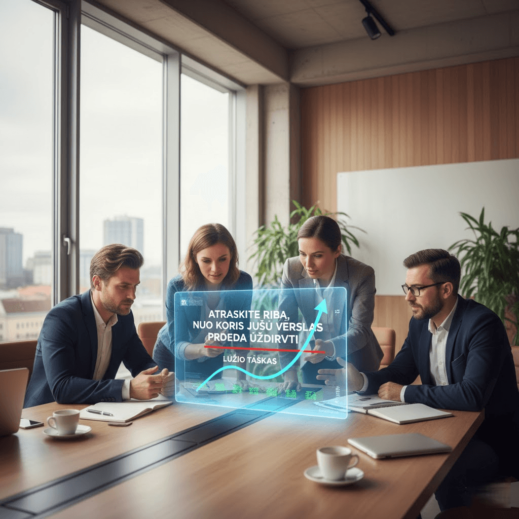 Lūžio Taškas: Atraskite Ribą, Nuo Kurios Jūsų Verslas Pradeda Uždirbti