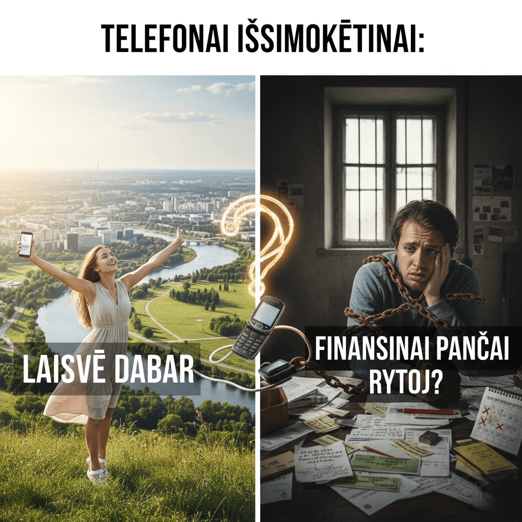 Telefonai Išsimokėtinai: Laisvė Dabar ar Finansiniai Pančiai Rytoj?