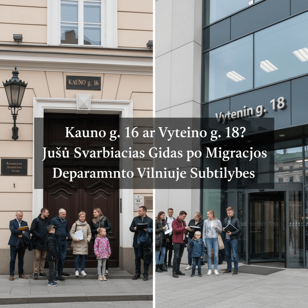 Kauno g. 16 ar Vytenio g. 18? Jūsų Svarbiausias Gidas po Migracijos Departamento Vilniuje Subtilybes