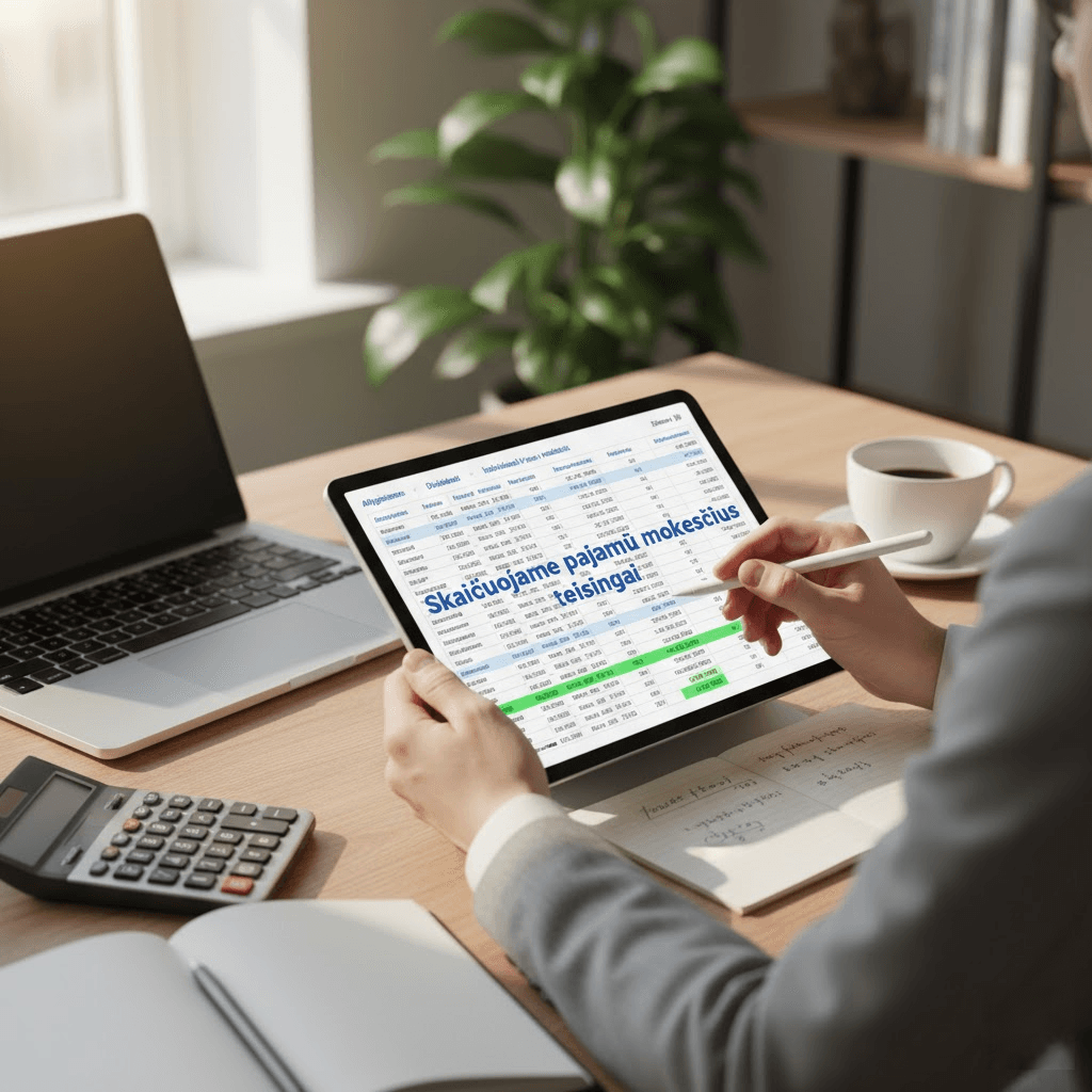 Atlyginimas, dividendai ir individuali veikla: Skaičiuojame pajamų mokesčius teisingai Atlyginimas, dividendai ir individuali veikla: Skaičiuojame pajamų mokesčius teisingai