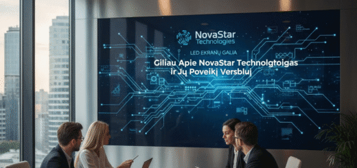 LED Ekranų Galia: Giliau Apie NovaStar Technologijas ir Jų Poveikį Verslui