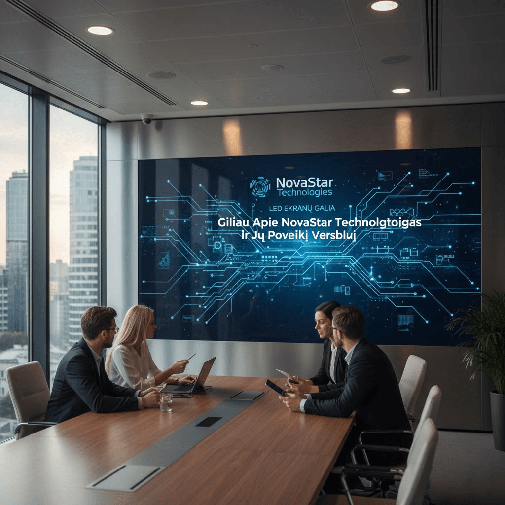 LED Ekranų Galia: Giliau Apie NovaStar Technologijas ir Jų Poveikį Verslui LED Ekranų Galia: Giliau Apie NovaStar Technologijas ir Jų Poveikį Verslui