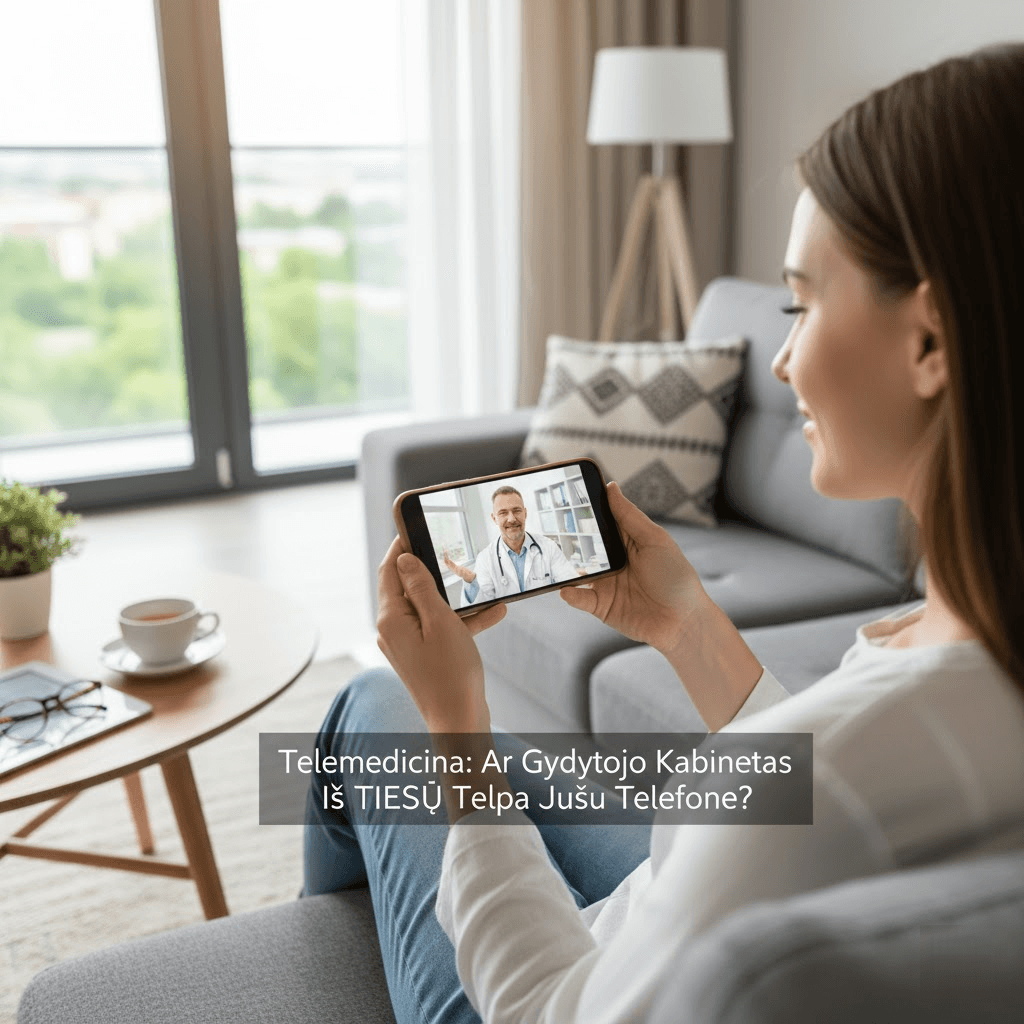 Telemedicina: Ar Gydytojo Kabinetas Iš TIESŲ Telpa Jūsų Telefone? Telemedicina: Ar Gydytojo Kabinetas Iš TIESŲ Telpa Jūsų Telefone?
