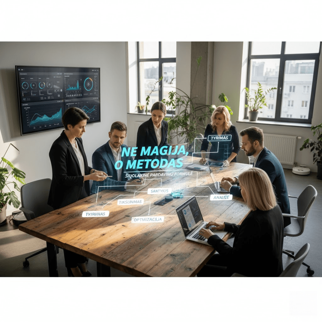 Ne Magija, o Metodas: Kaip Atrodo Šiuolaikinė Pardavimų Formulė?
