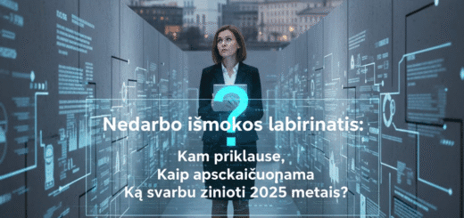 Nedarbo išmokos labirintai: Kam priklauso, kaip apskaičiuojama ir ką svarbu žinoti 2025 metais?