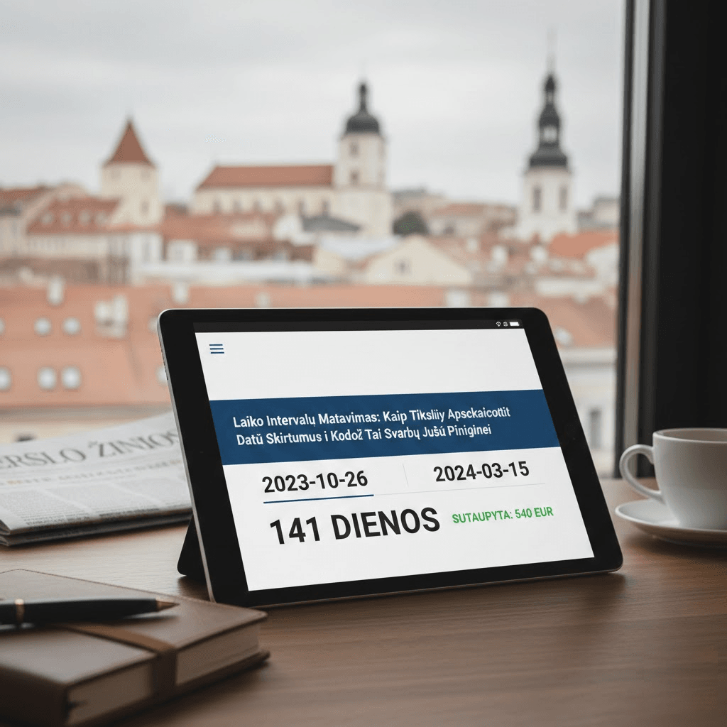 Laiko Intervalų Matavimas: Kaip Tiksliai Apskaičiuoti Datų Skirtumus ir Kodėl Tai Svarbu Jūsų Piniginei