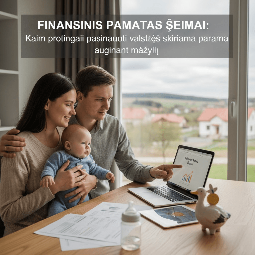 Finansinis pamatas šeimai: Kaip protingai pasinaudoti valstybės skiriama parama auginant mažylį Finansinis pamatas šeimai: Kaip protingai pasinaudoti valstybės skiriama parama auginant mažylį