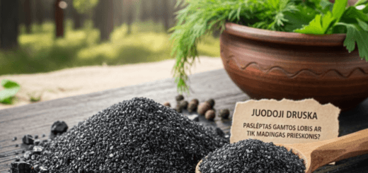 Juodoji druska: Paslėptas gamtos lobis ar tik madingas prieskonis?