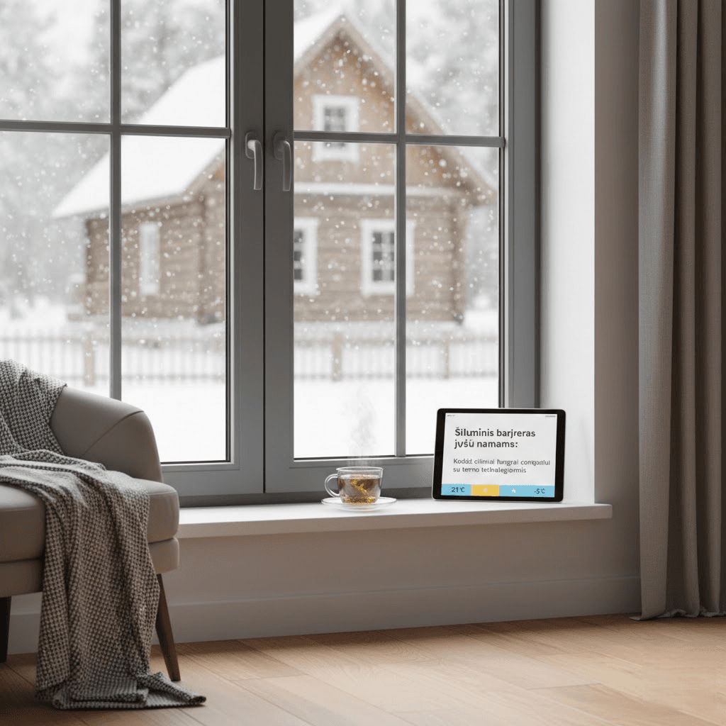 Šiluminis barjeras jūsų namams: Kodėl eiliniai langai nebegali konkuruoti su termo technologijomis?