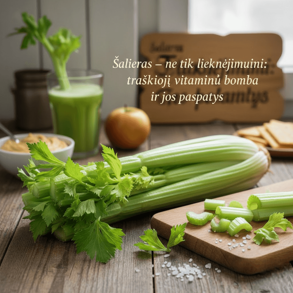 Salieras – ne tik lieknėjimui: traškioji vitaminų bomba ir jos paslaptys Salieras – ne tik lieknėjimui: traškioji vitaminų bomba ir jos paslaptys