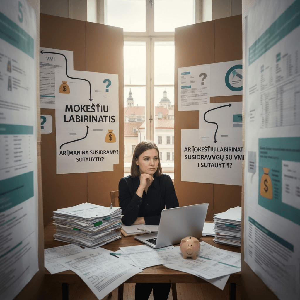 Mokesčių Labirintai: Ar Įmanoma Susidraugauti su VMI ir Sutaupyti? Mokesčių Labirintai: Ar Įmanoma Susidraugauti su VMI ir Sutaupyti?