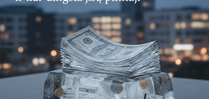 Brutto iliuzija: kodėl atlyginimas ant popieriaus yra tik ledkalnio viršūnė ir kur dingsta jūsų pinigai