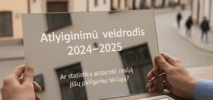 Atlyginimų veidrodis 2024–2025: Ar statistika atspindi realią jūsų piniginės situaciją?