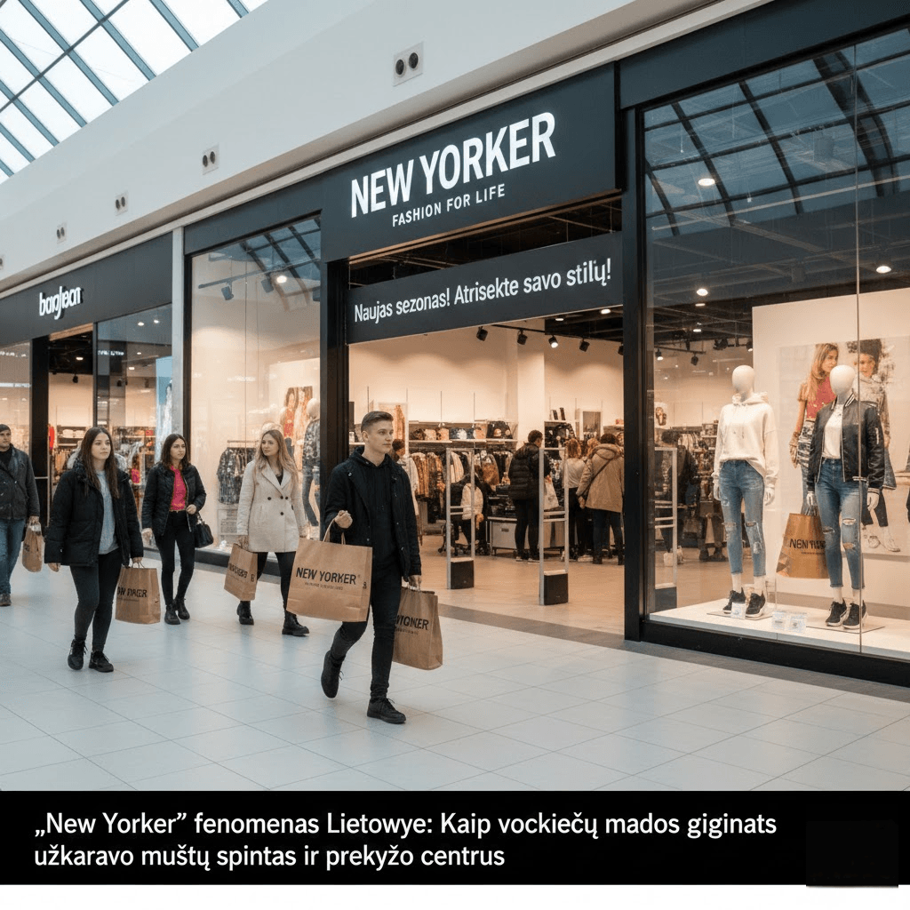 „New Yorker“ fenomenas Lietuvoje: Kaip vokiečių mados gigantas užkariavo mūsų spintas ir prekybos centrus „New Yorker“ fenomenas Lietuvoje: Kaip vokiečių mados gigantas užkariavo mūsų spintas ir prekybos centrus