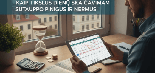 Laiko Valdymas Be Klaidų: Kaip Tikslus Dienų Skaičiavimas Sutaupo Pinigus ir Nervus