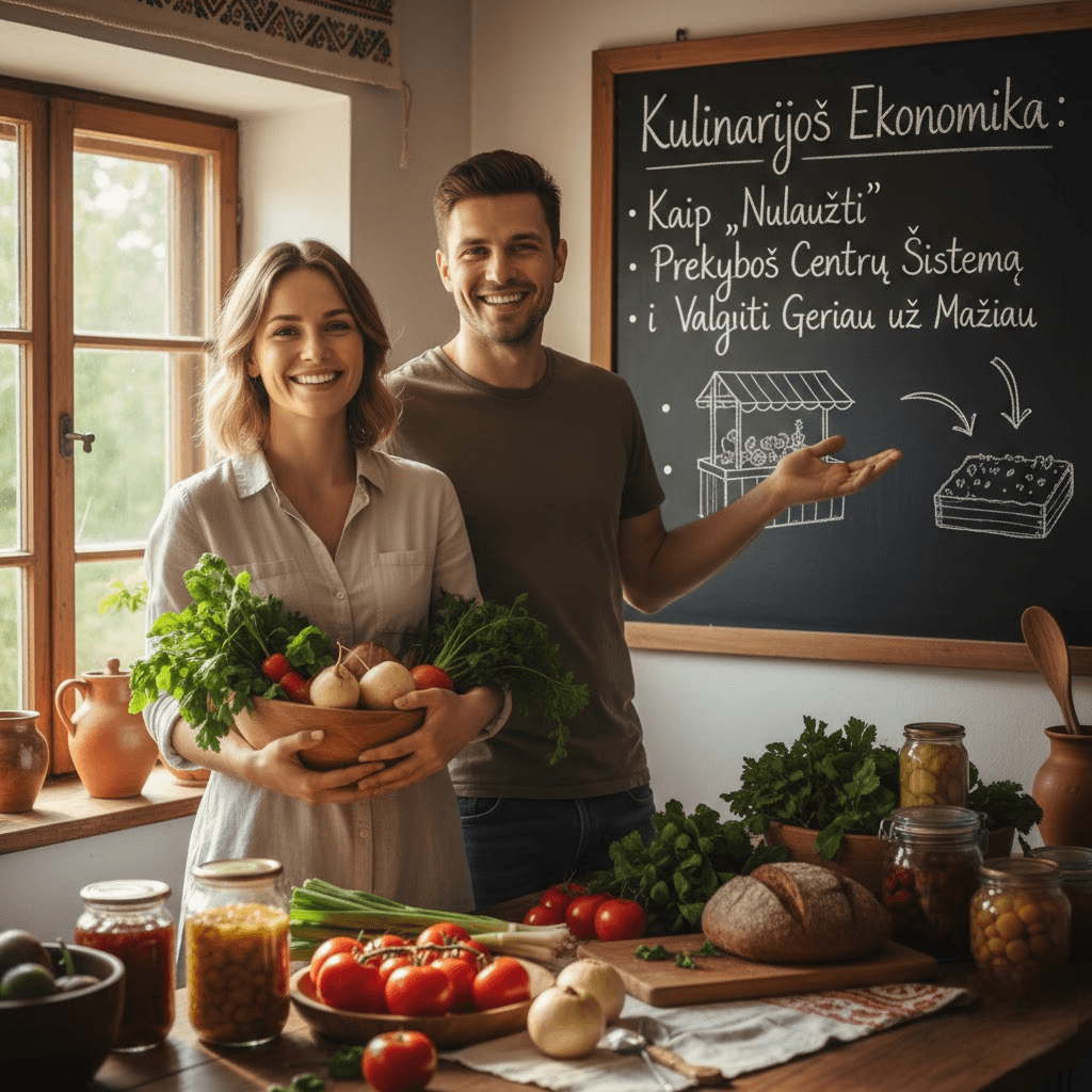 Kulinarinė Ekonomika: Kaip „Nulaužti“ Prekybos Centrų Sistemą ir Valgyti Geriau už Mažiau