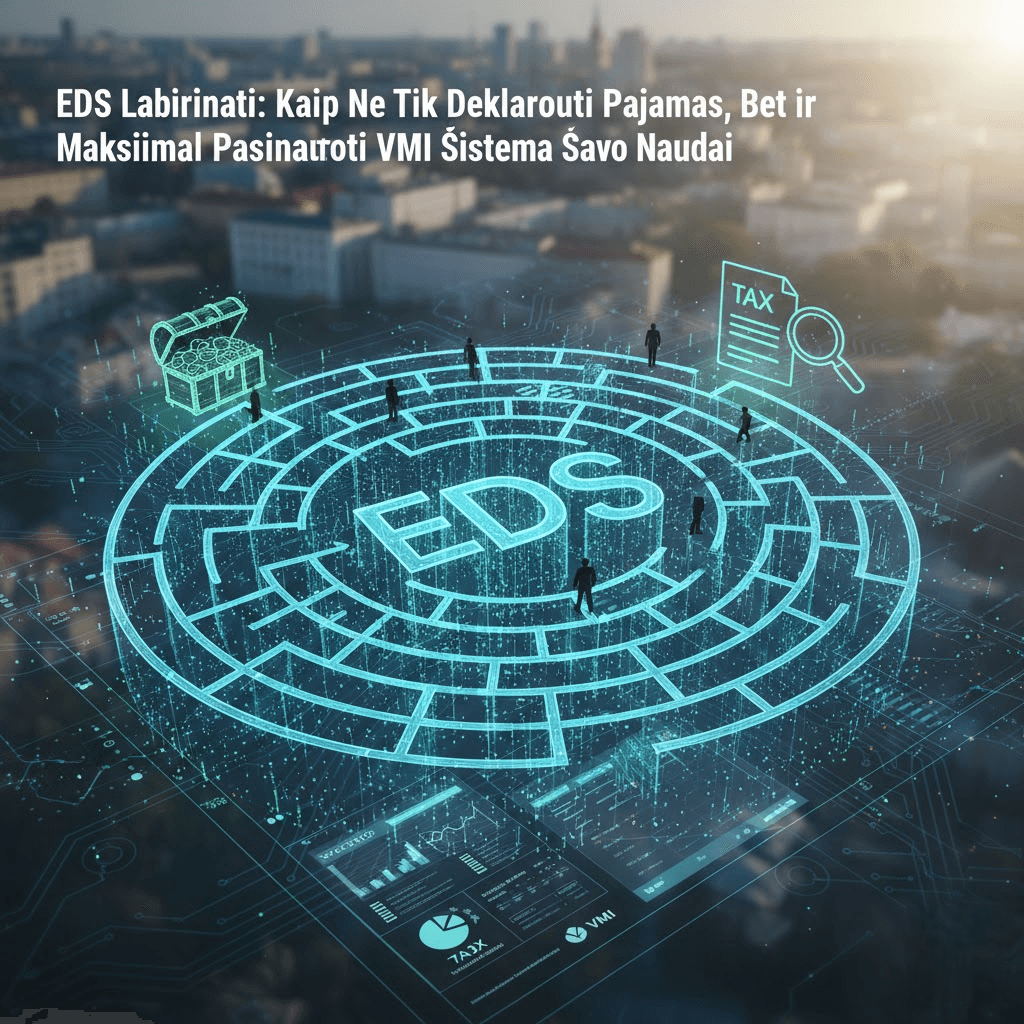 EDS Labirintai: Kaip Ne Tik Deklaruoti Pajamas, Bet ir Maksimaliai Pasinaudoti VMI Sistema Savo Naudai