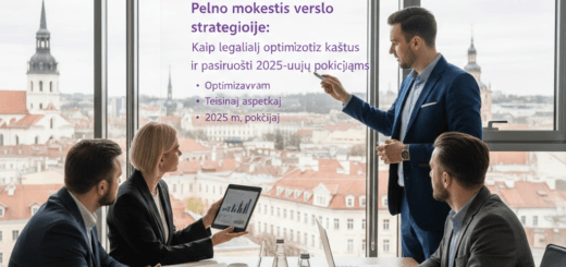 Pelno mokestis verslo strategijoje: Kaip legaliai optimizuoti kaštus ir pasiruošti 2025-ųjų pokyčiams