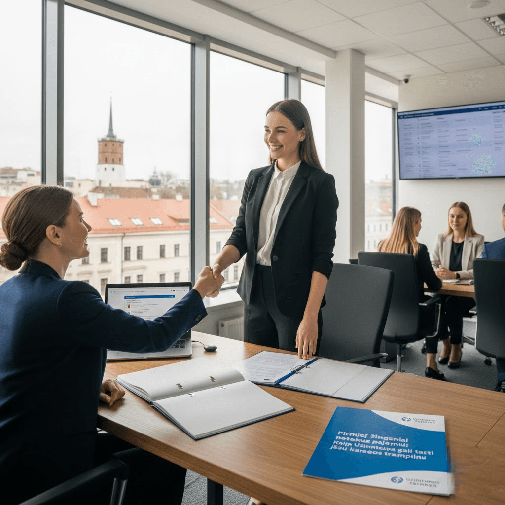 Pirmieji žingsniai netekus pajamų: Kaip Užimtumo tarnyba gali tapti jūsų karjeros tramplinu