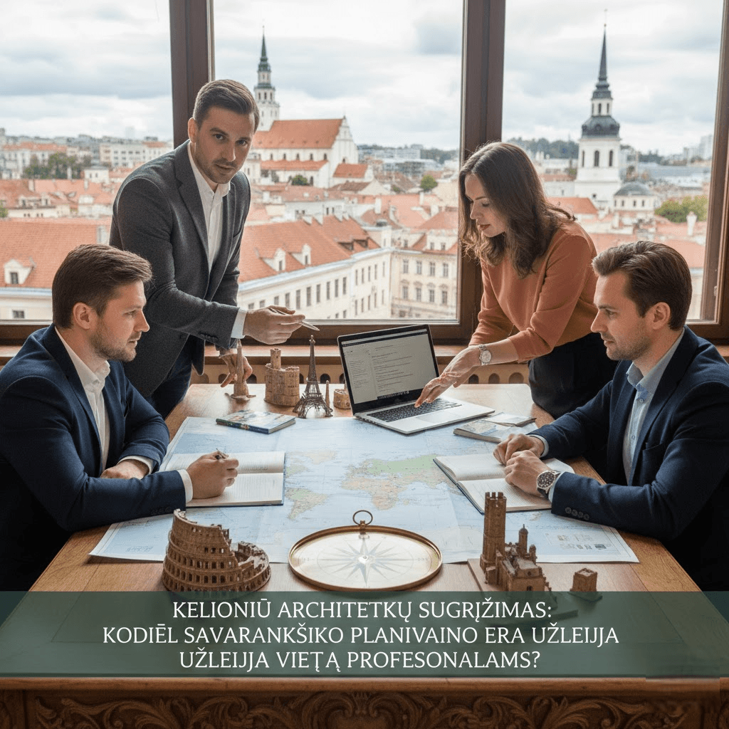 Kelionių architektų sugrįžimas: kodėl savarankiško planavimo era užleidžia vietą profesionalams?