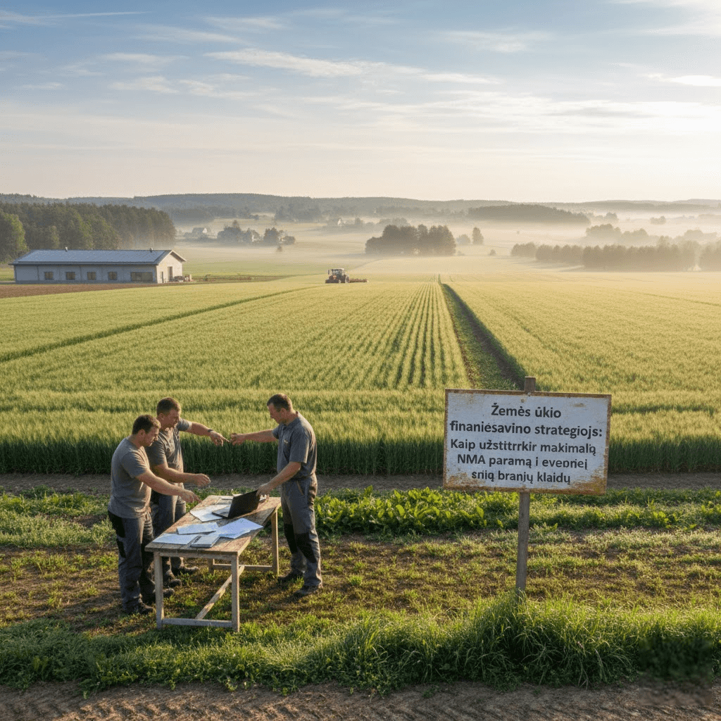 Žemės ūkio finansavimo strategijos: Kaip užsitikrinti maksimalią NMA paramą ir išvengti brangių klaidų