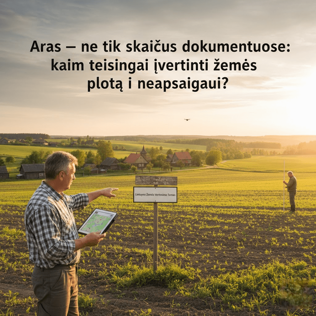 Aras – ne tik skaičius dokumentuose: kaip teisingai įvertinti žemės plotą ir neapsigauti?